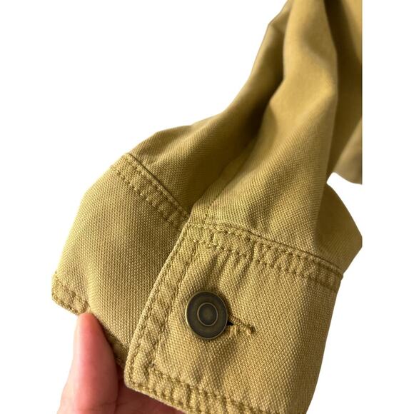 Gap Tan Tencel Tie Belt Utility Jacket Lightweight Casual Transitional Medium - Picture 11 of 15